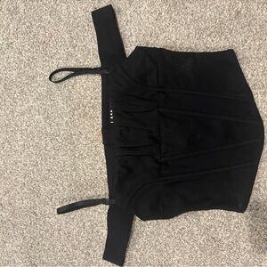 I.AM.GIA Black Corset  Strapless Top
